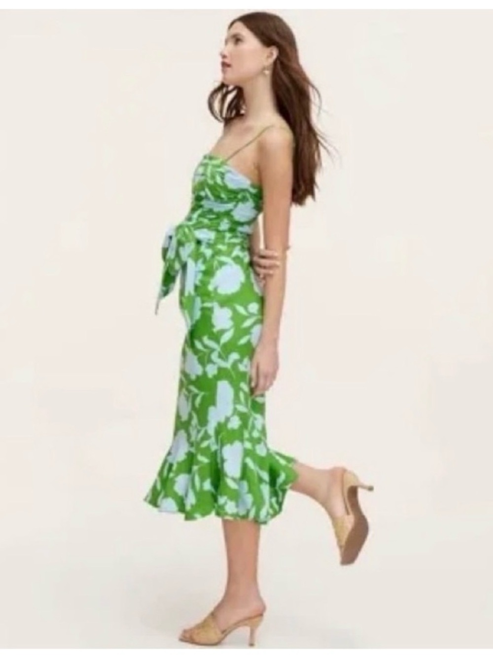 kate spade x target Green Floral Tie-Detail 2 Piece Set